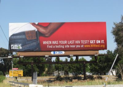 SCC Social marketing for HIV/STD prevention I'm On It! (2014) Billboard