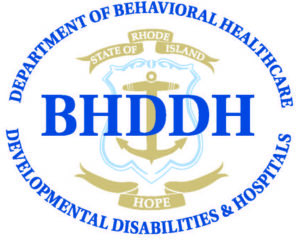 Rhode Island BHDDH logo